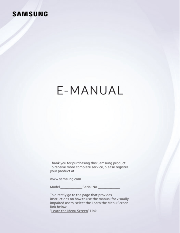 Samsung UN32M4500BFXZA LED & LCD TV User Manual | Manualzz