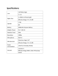 VAVA VA-HS003 Dome Camera Specification Sheet