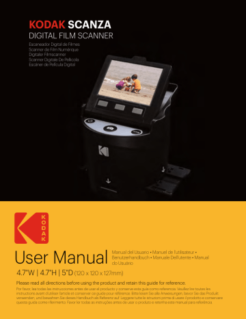 Kodak RODFS35 Slide & Negative Scanner User Manual | Manualzz