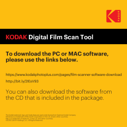Kodak RODCFS20 Slide & Negative Scanner Application Guide
