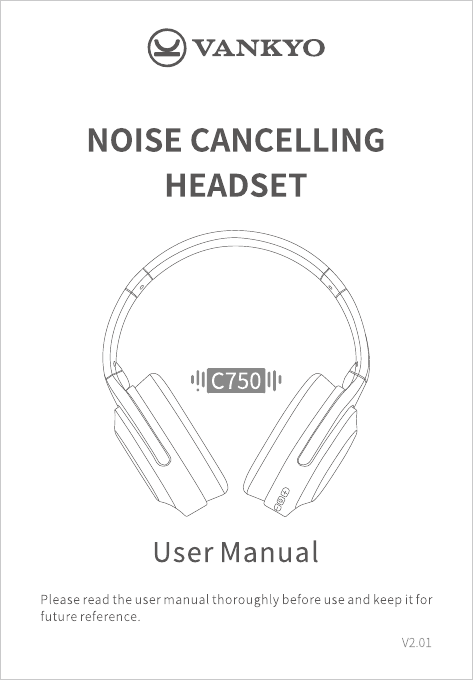 vankyo JH-ANC805 Over-Ear Headphone 