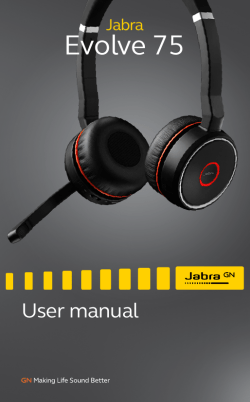 Jabra Evolve 75 ANC Headphones [HSC040W 