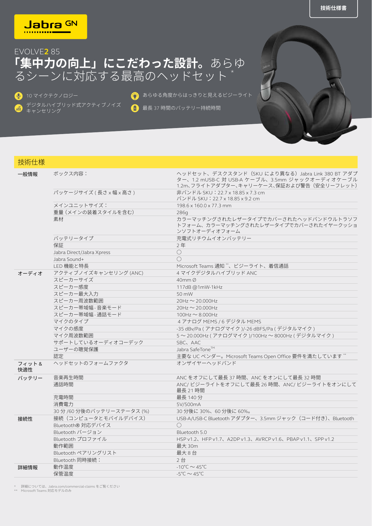 jabra evolve2 85 stand