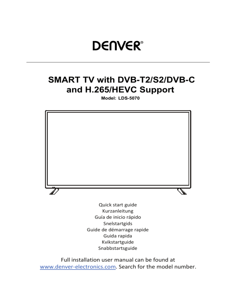 Denver Lds 5070 User Manual Manualzz