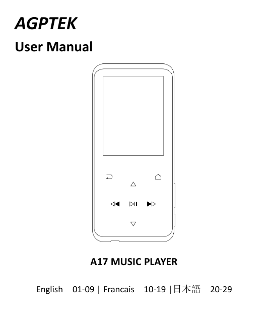 Agptek A17 Owner S Manual Manualzz Agptek A17 Owner S Manual Manualzz