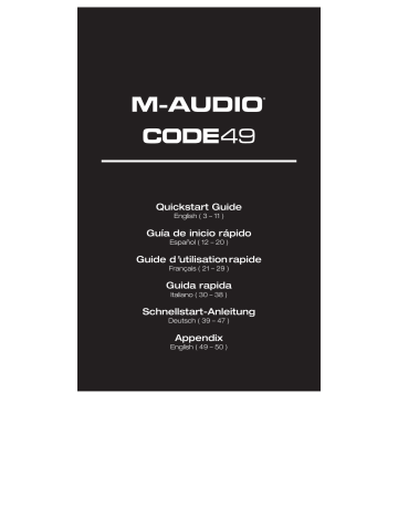 M-Audio Code 49 Benutzerhandbuch | Manualzz