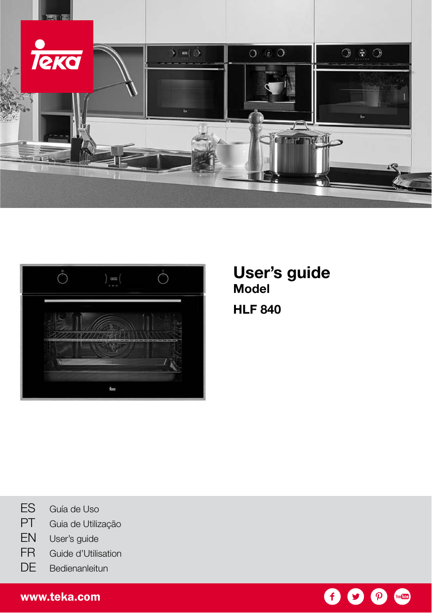 Teka HLF 840 Multifunction Oven Manual | Manualzz