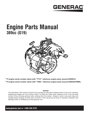 Generac GP5500 G0059392 Portable Generator Manual | Manualzz