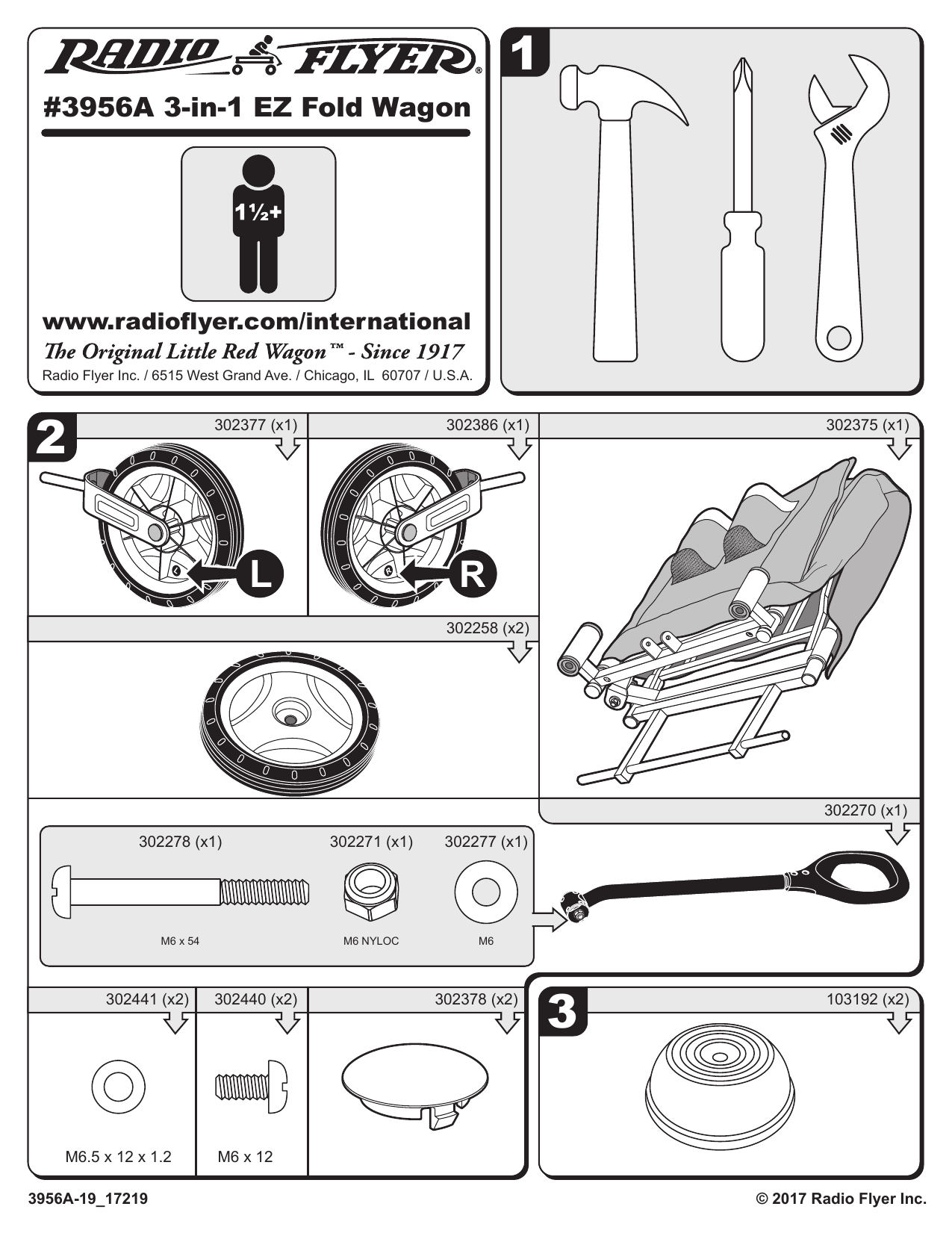 Radio Flyer 3956A Operating instructions Manualzz