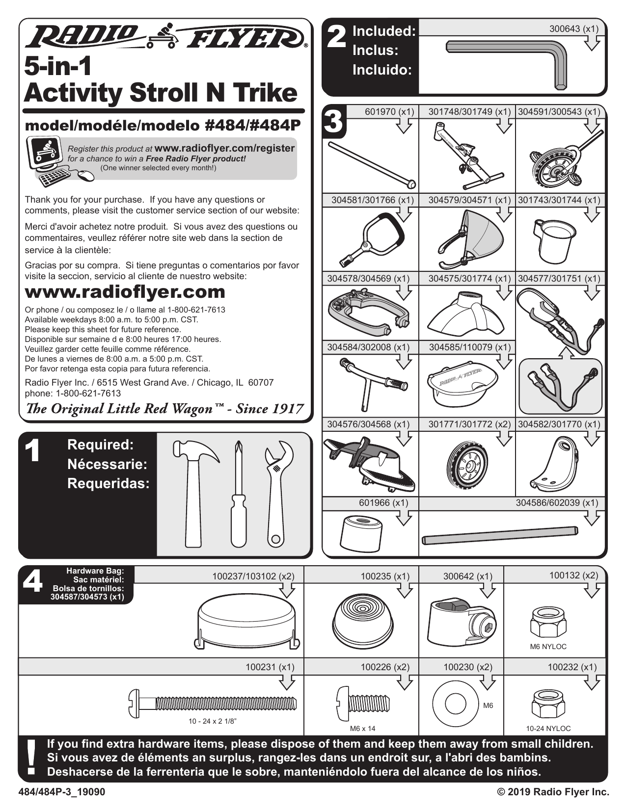 Radio Flyer 484 Operating instructions | Manualzz