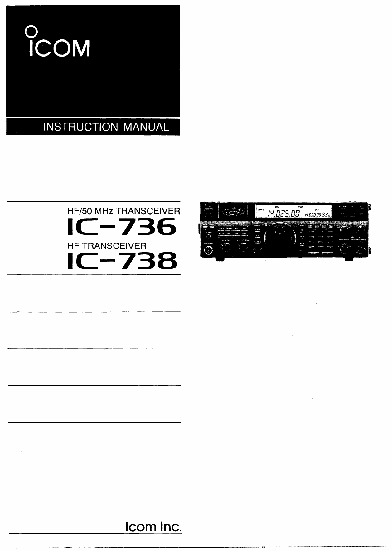 ユナイテッドトウキョウ ICOM IC-736完動品 - 通販 - www