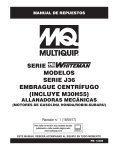 Manual Multiquip Serie J36: Chat IA &amp; PDF