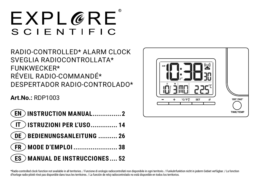 Explore Scientific Slim Projection Radiocontrolled Dual