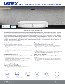 Lorex N4K2SD-86WD-DSFC - Manual, Owner's manual, Quick Setup guide