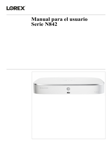 Lorex 4KHDIP86D-2 4K Ultra HD 8-Channel Fusion NVR System Manual de