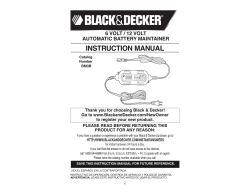 Black Decker BM3B Manual de usuario instruction manual