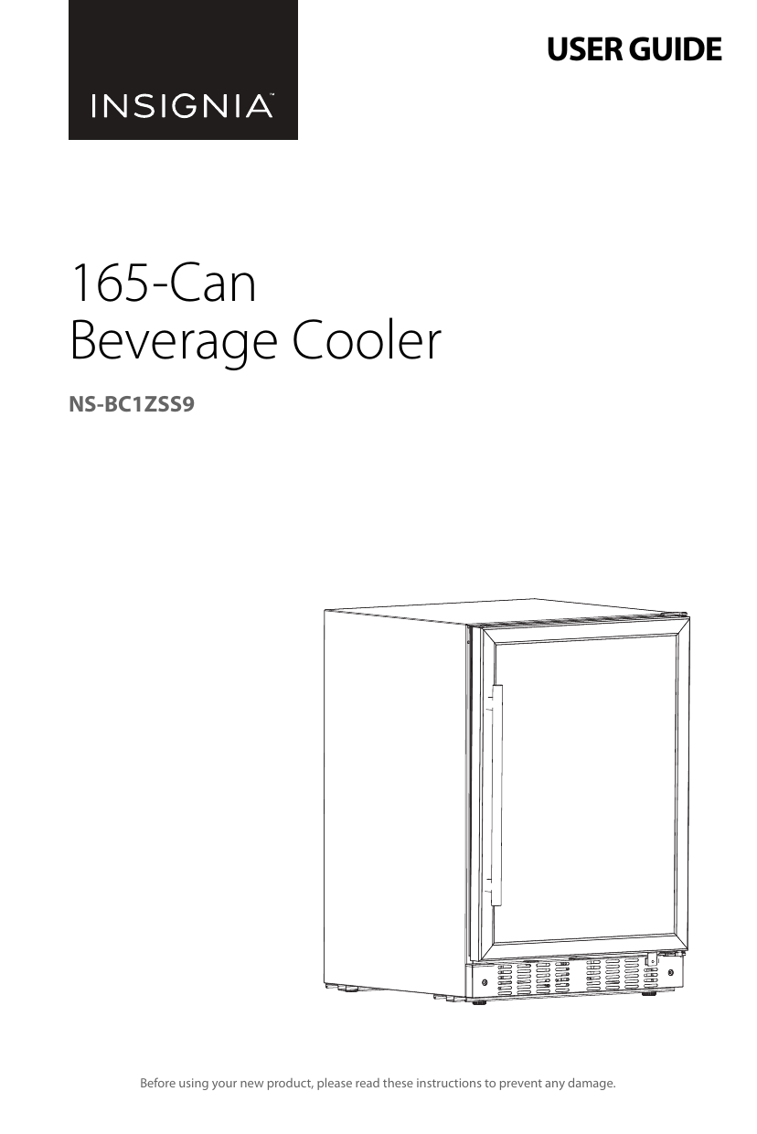 Insignia NSBC1ZSS9 165Can BuiltIn Beverage Cooler User Guide Manualzz