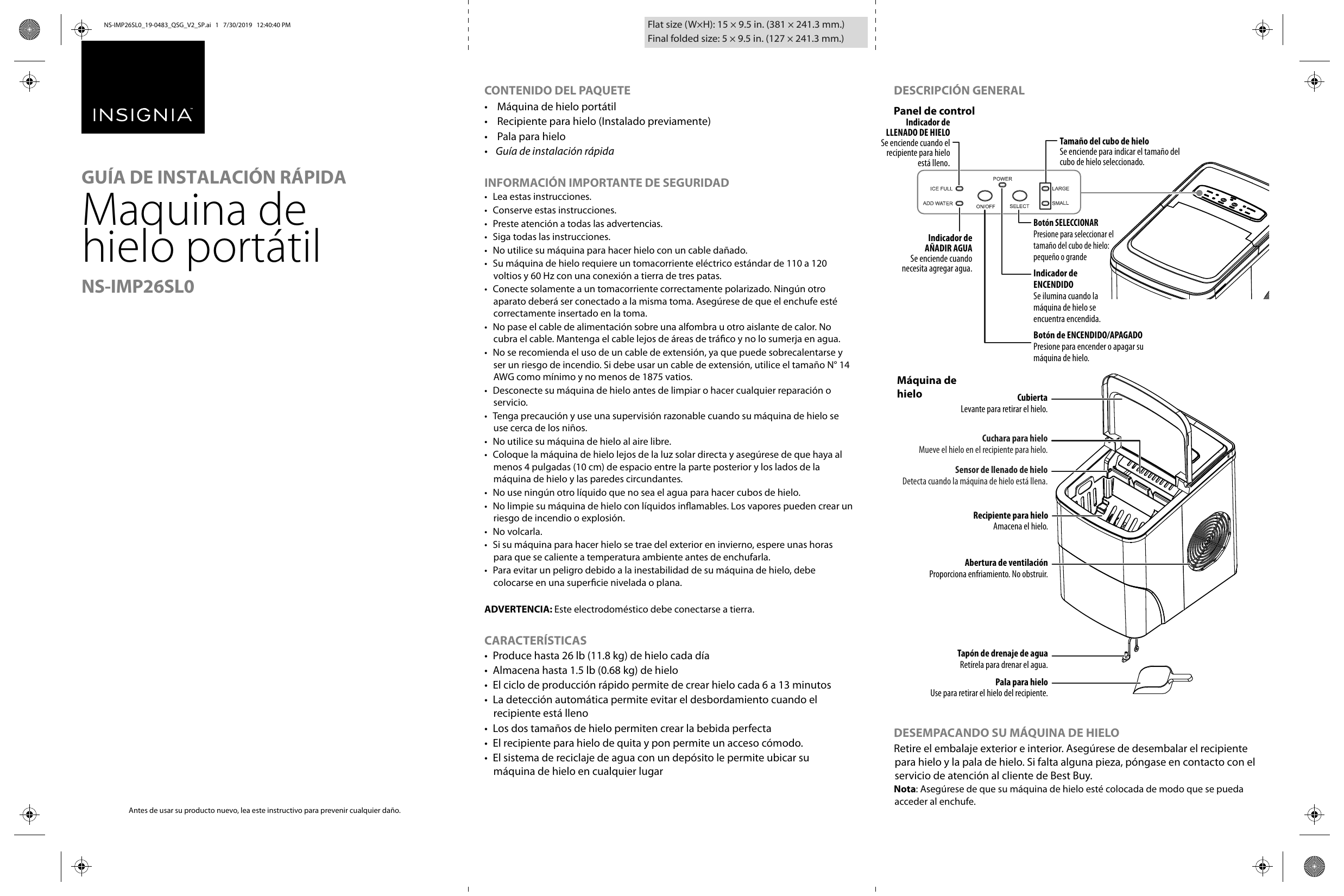 Insignia NSIMP26SL0 Quick setup guide Manualzz
