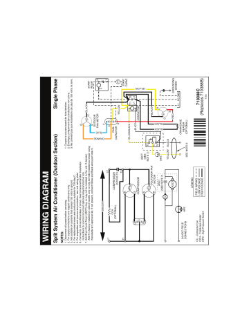 Westinghouse Fsa1bd Wiring Diagram, Split Ac Outdoor Contactor Wiring Diagram Pdf