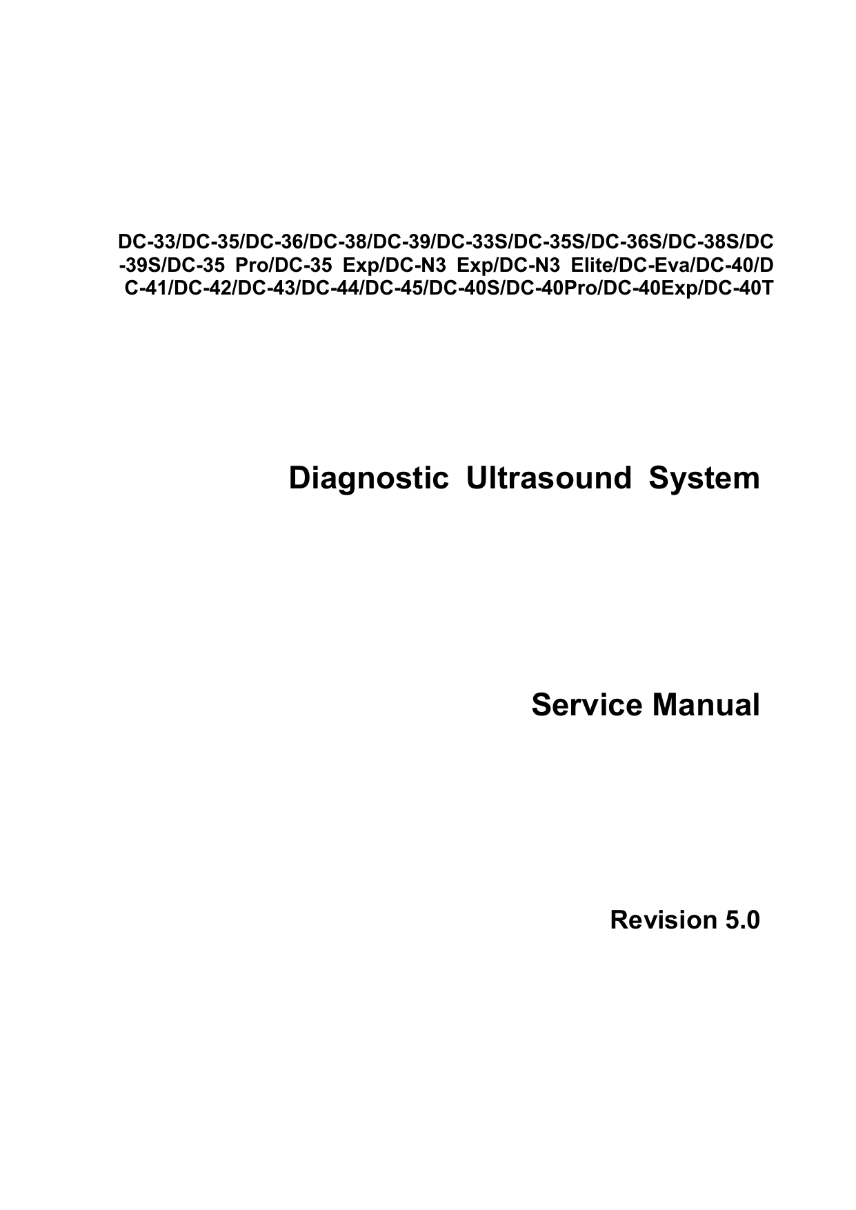 Mindray Dc 40 Hd Service Manual Manualzz