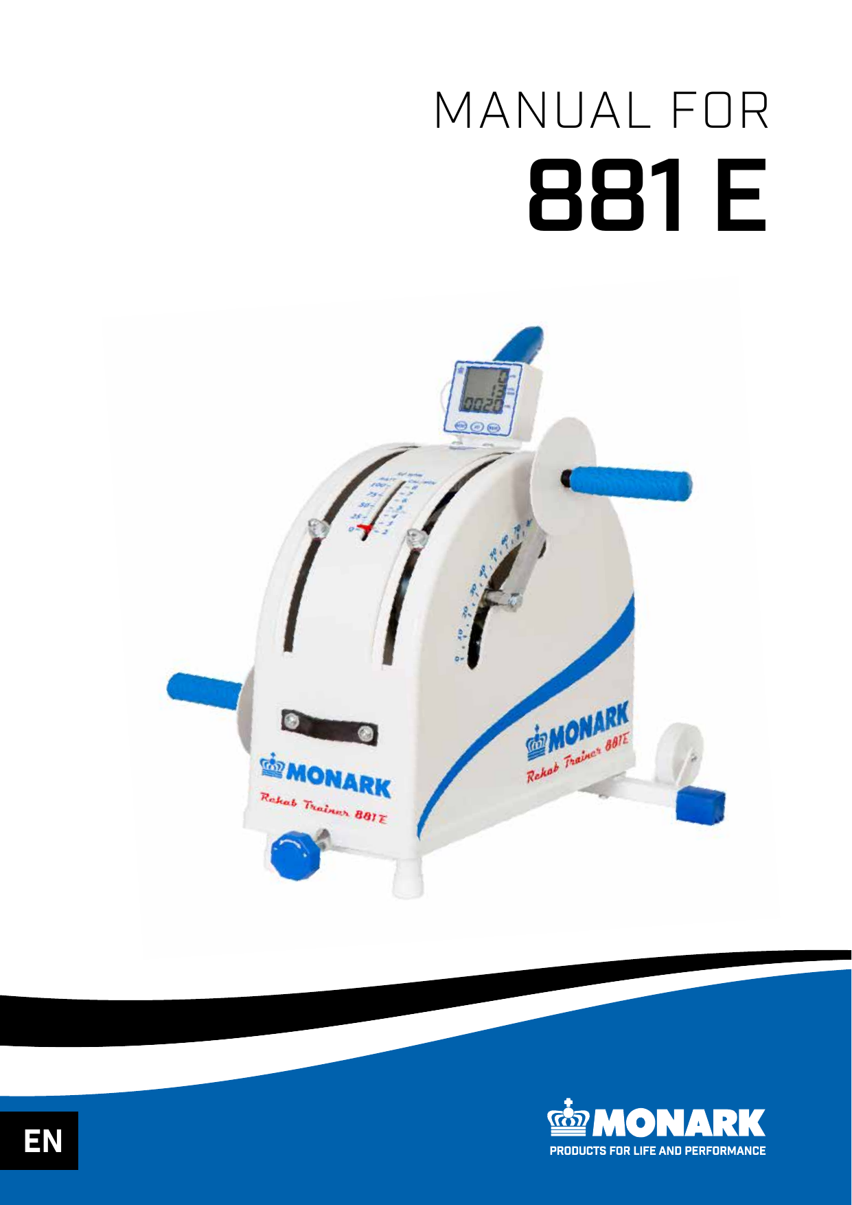 Monark 881E Arm and leg ergometer Manual Manualzz