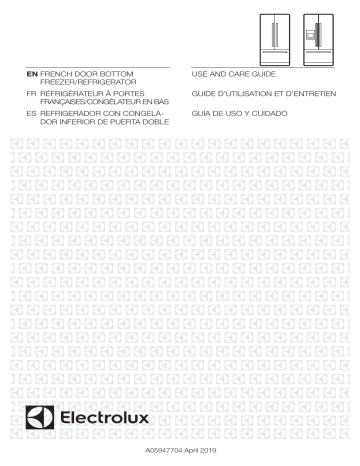 Electrolux EW23BC87SS5 Bottom-Mount Refrigerator Owner's Manual | Manualzz