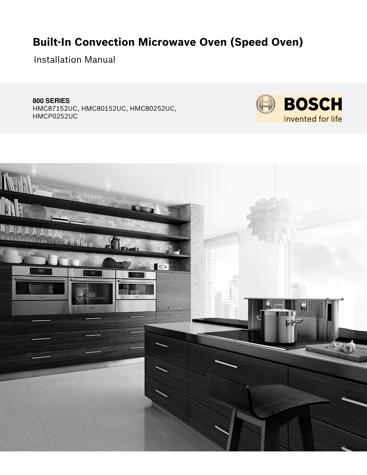 Bosch HMC87152UC/01 Microwave Guide d'installation | Manualzz