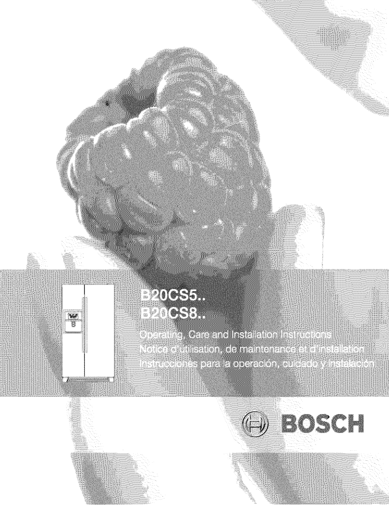 Bosch B20CS50SNI/01, B20CS80SNS/01, B20CS50SNW/01, B20CS50SNB/01