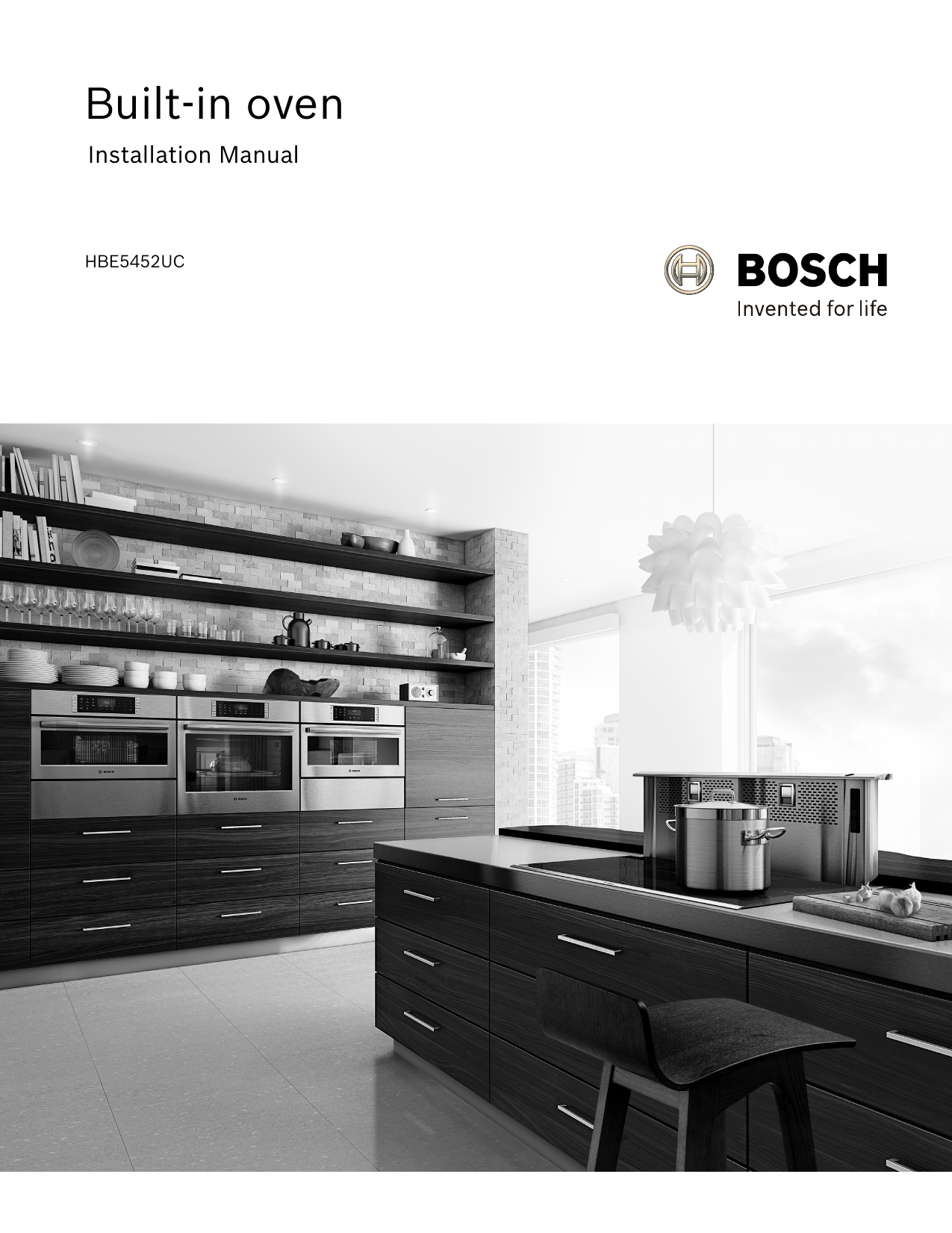 Bosch HBE5452UC/30 Electric Oven Guide d'installation Manualzz