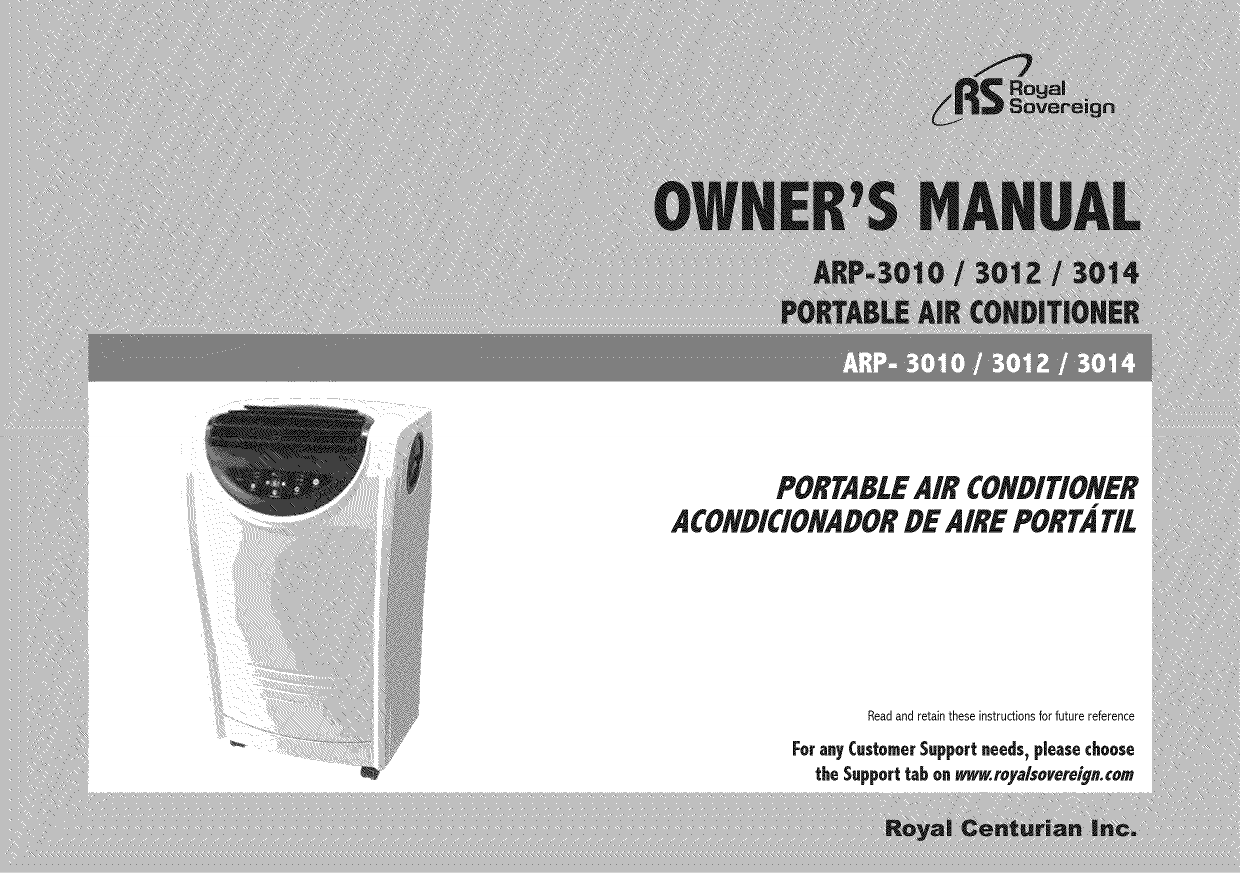 Royal Sovereign ARP-3012, ARP-3012S Owner's manual | Manualzz