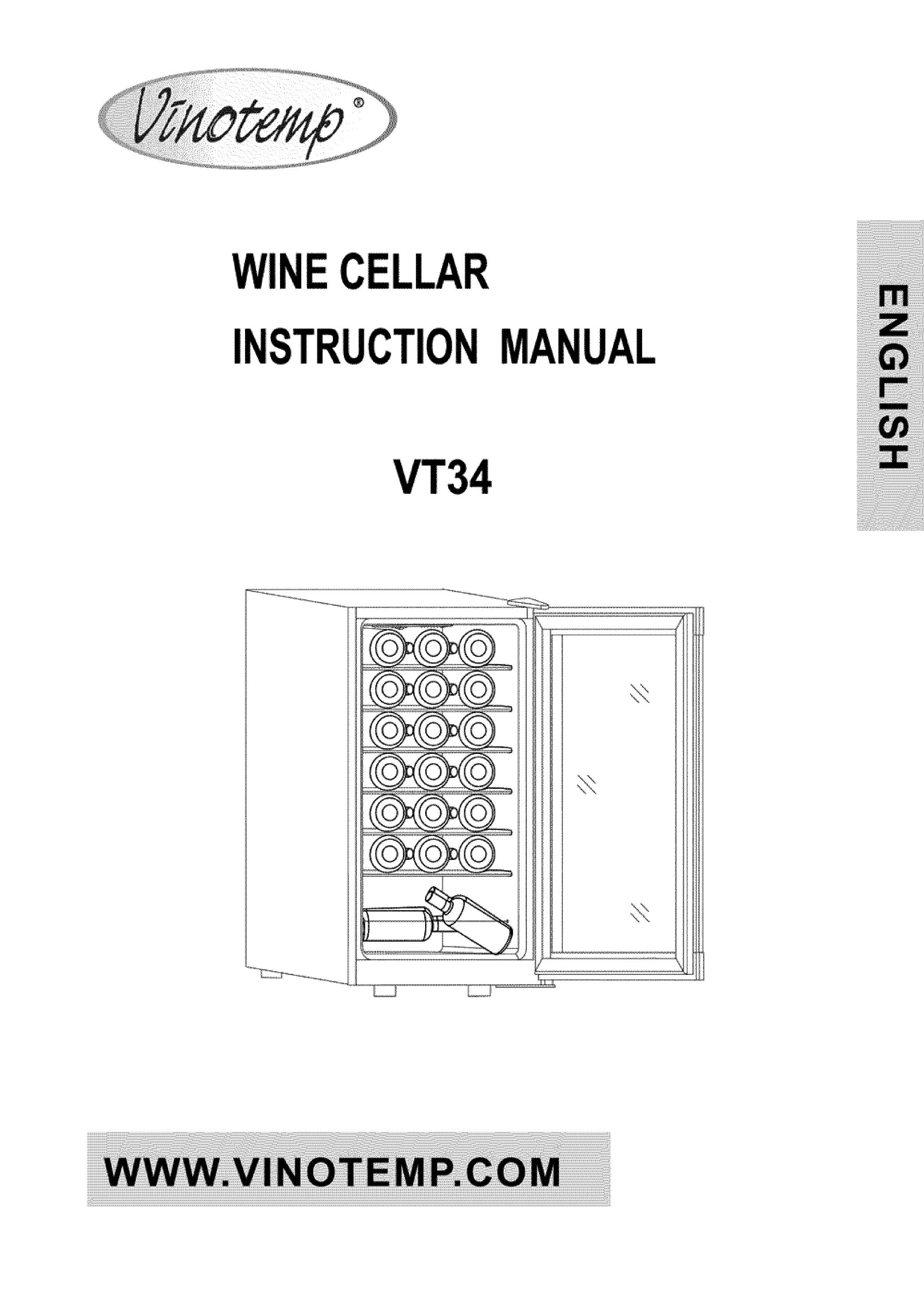 Vinotemp VT34, VT24 Owner's manual Manualzz