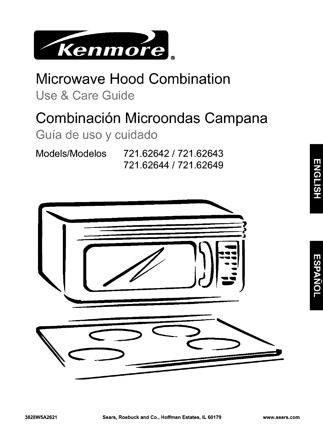 Kenmore 72162644200 Microwave/Hood Combo Owner's Manual Manualzz