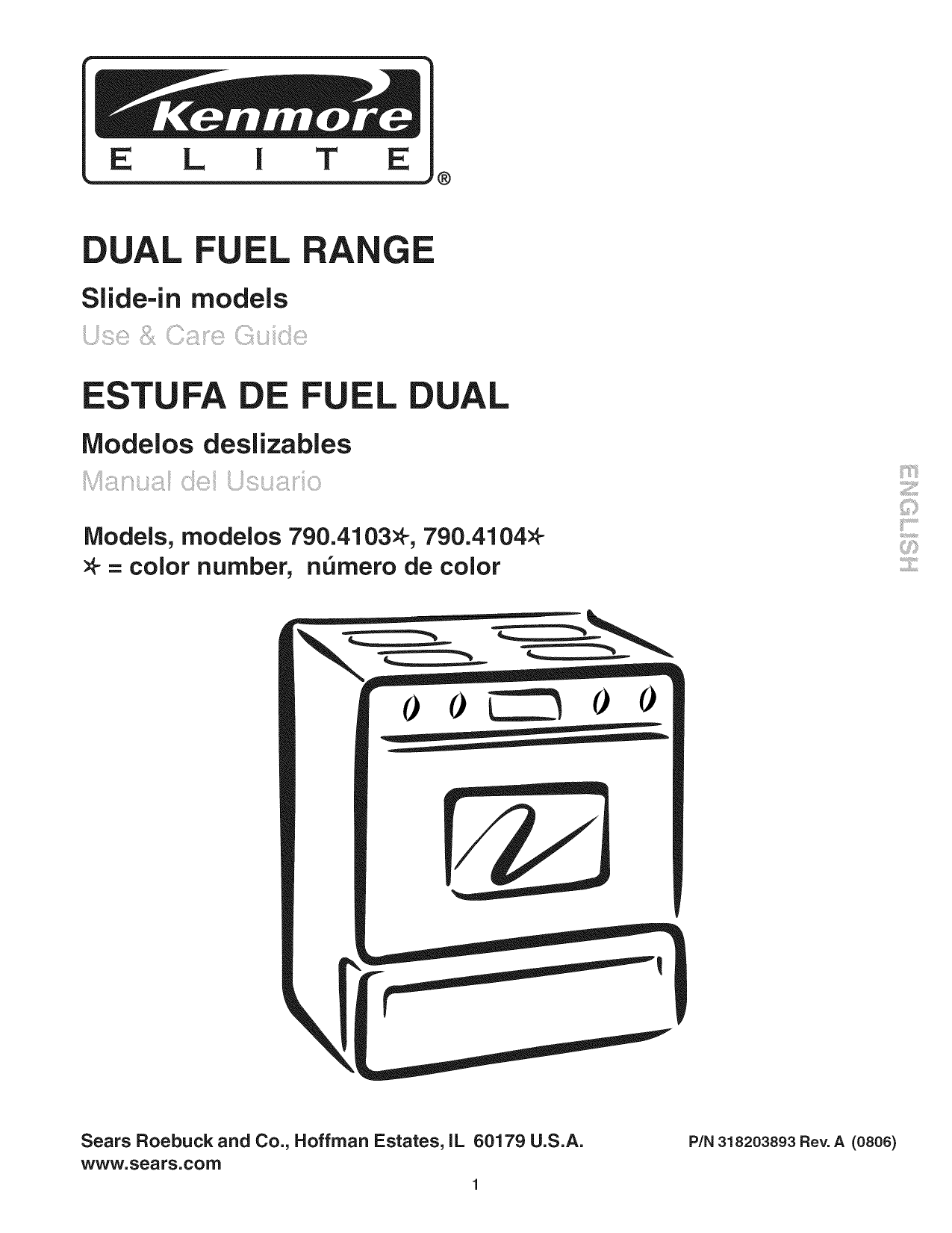 Kenmore Elite 79041032800 Dual-Fuel Range Owner's Manual | Manualzz