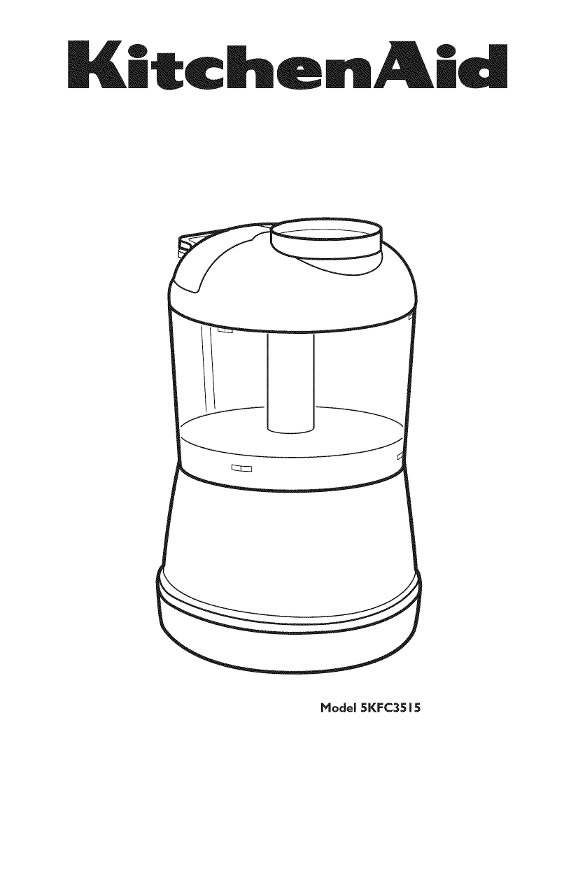 Lid for 3.5 Cup Food Chopper (Fits model KFC3511)