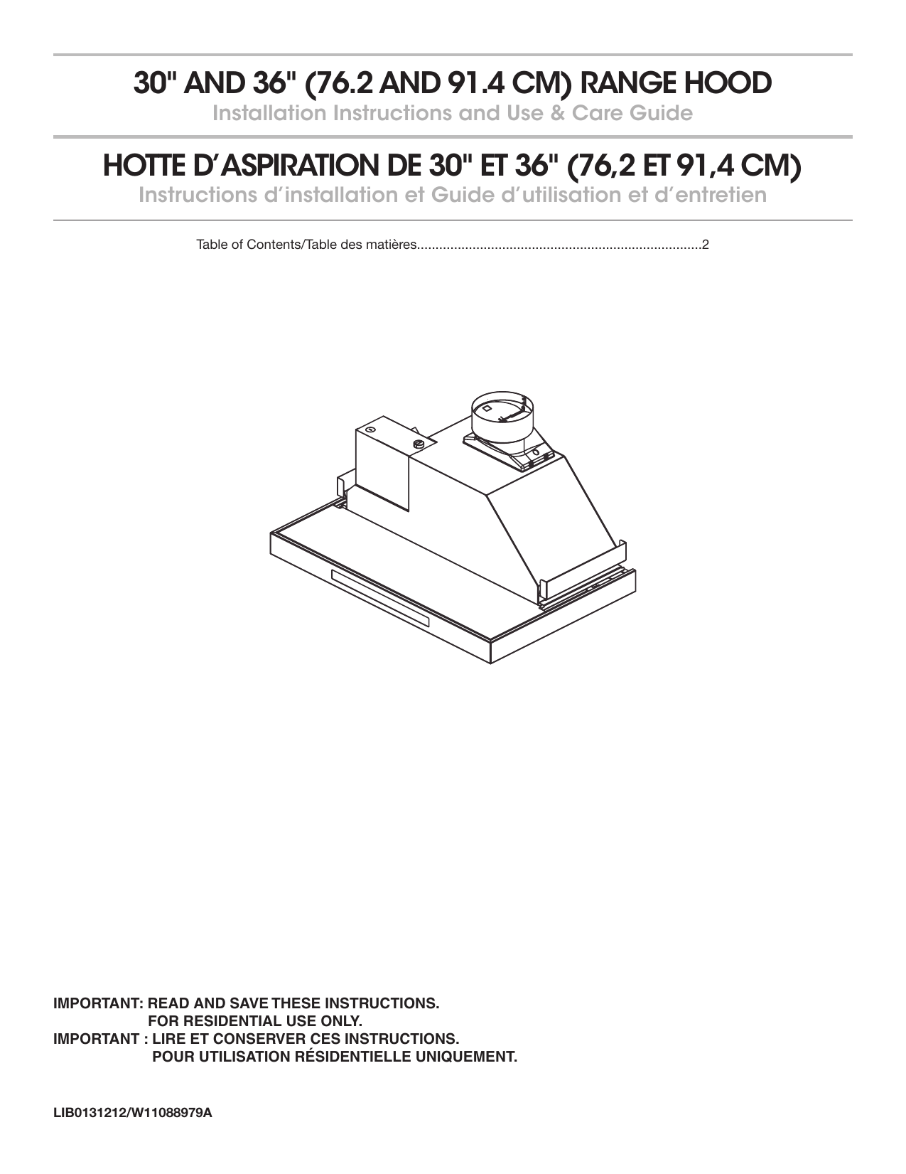 KitchenAid KVUB400GSS00 Range Hood Owner's Manual Manualzz