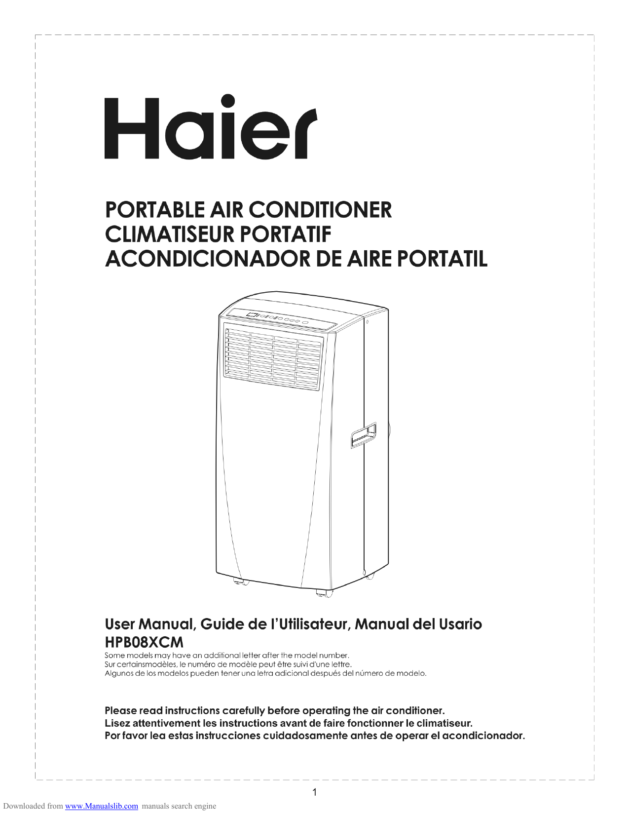 haier hpb08xcm en1