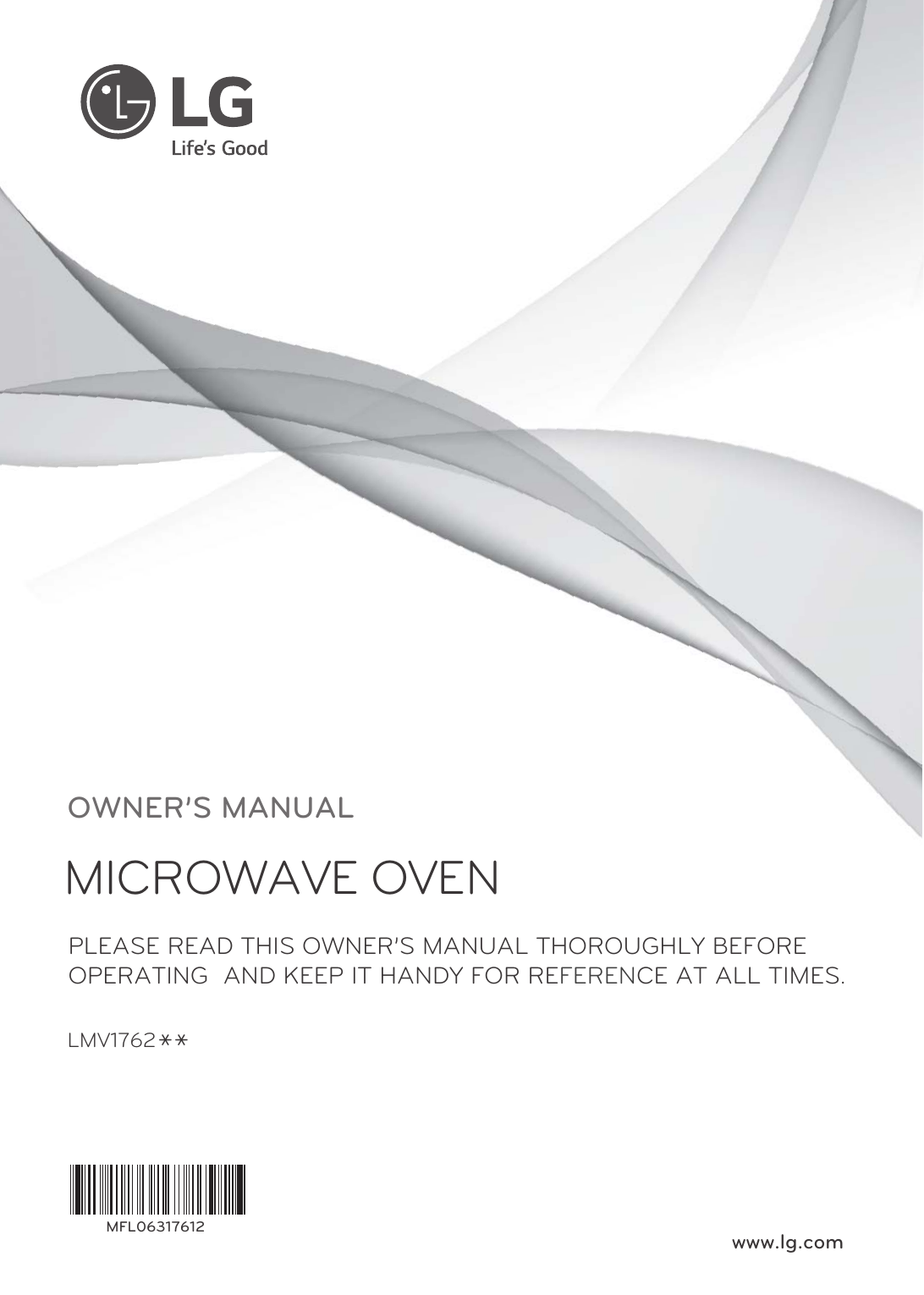 LG LMV1762SW/00 Microwave/Hood Combo Owner's Manual Manualzz