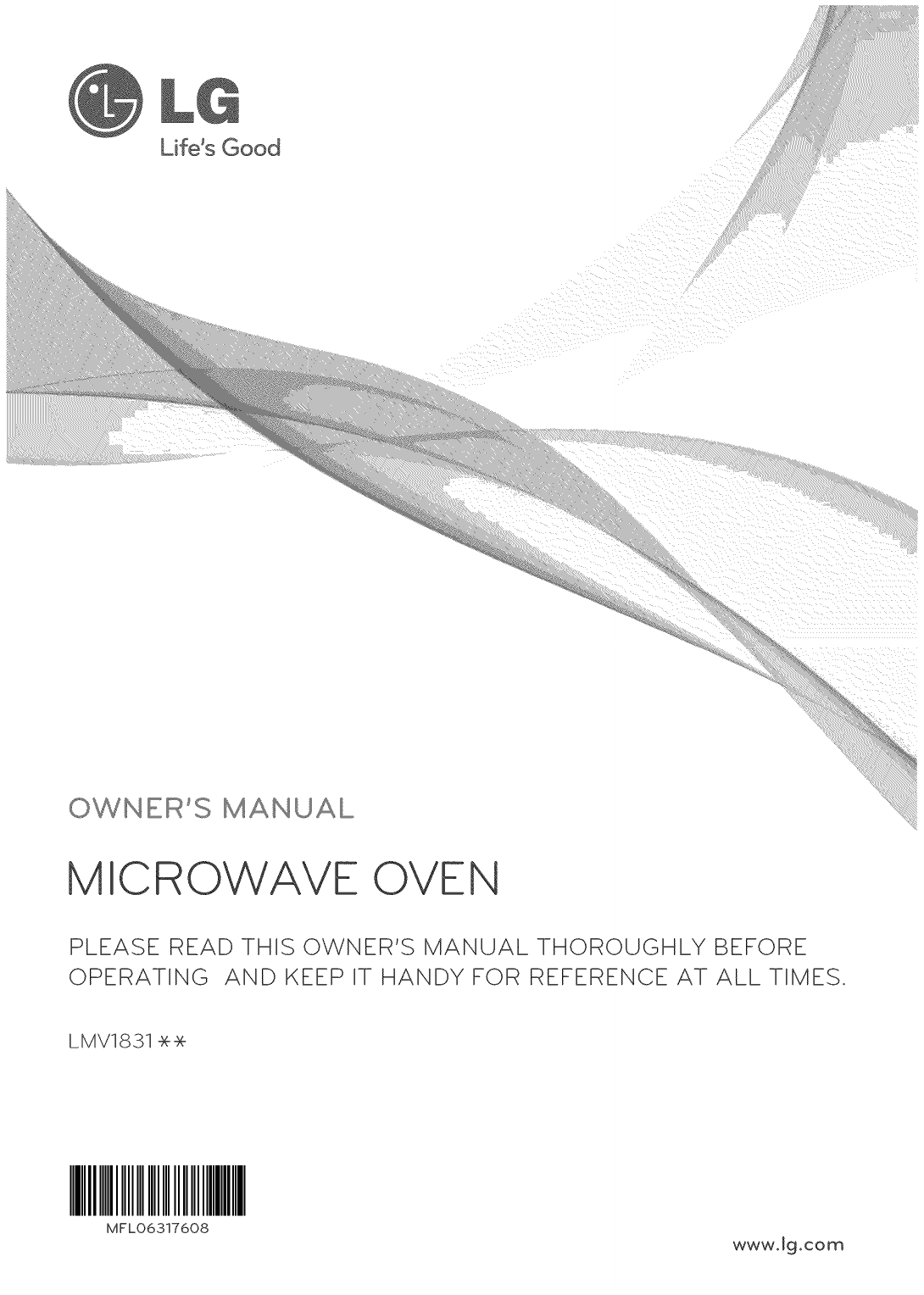 LG LMV1831SW Microwave Owner's Manual Manualzz