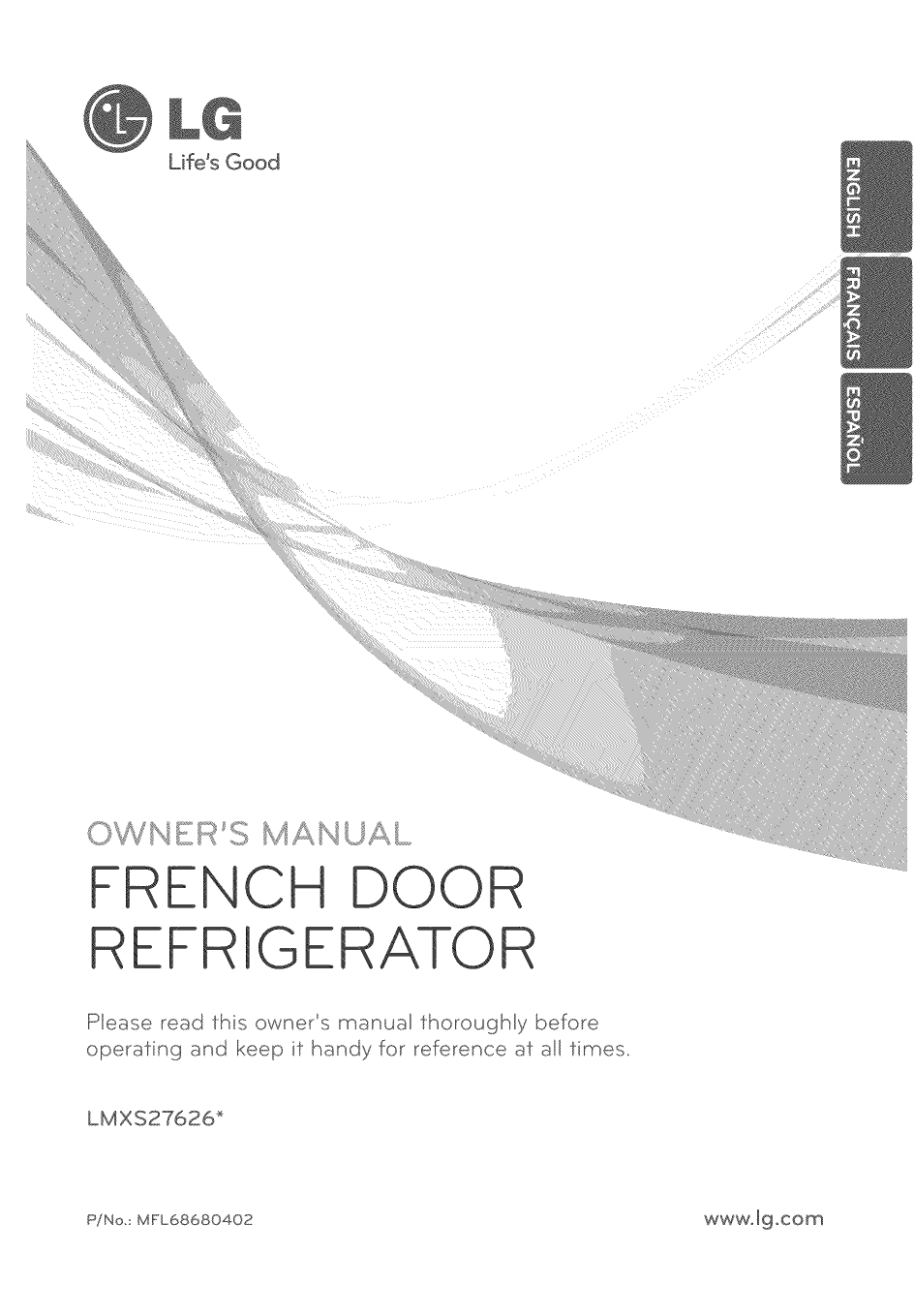 LG LMXS27626S/00 Refrigerator Owner's Manual | Manualzz