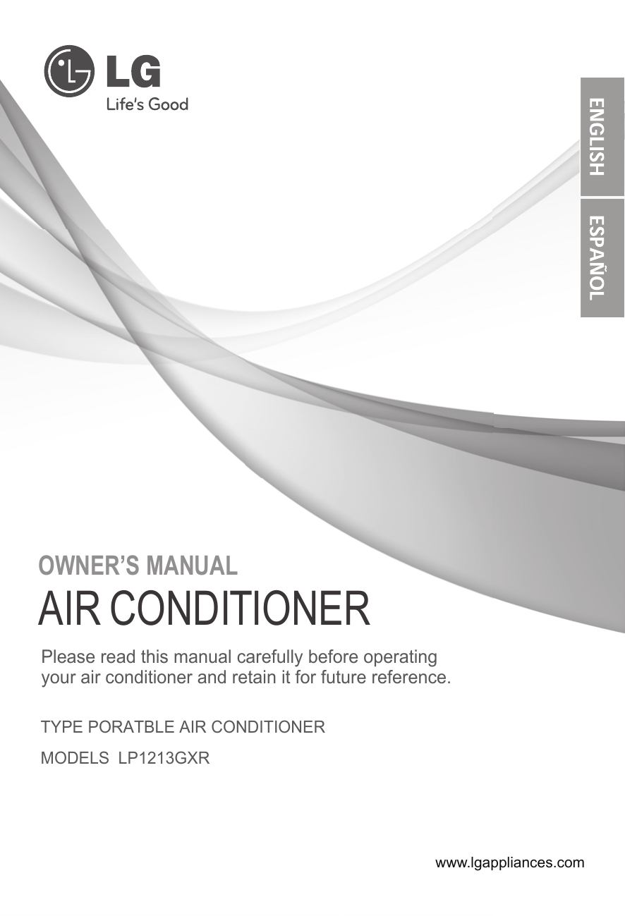 Lg Lp1213gxr 00 Room Air Conditioner Owner S Manual Manualzz