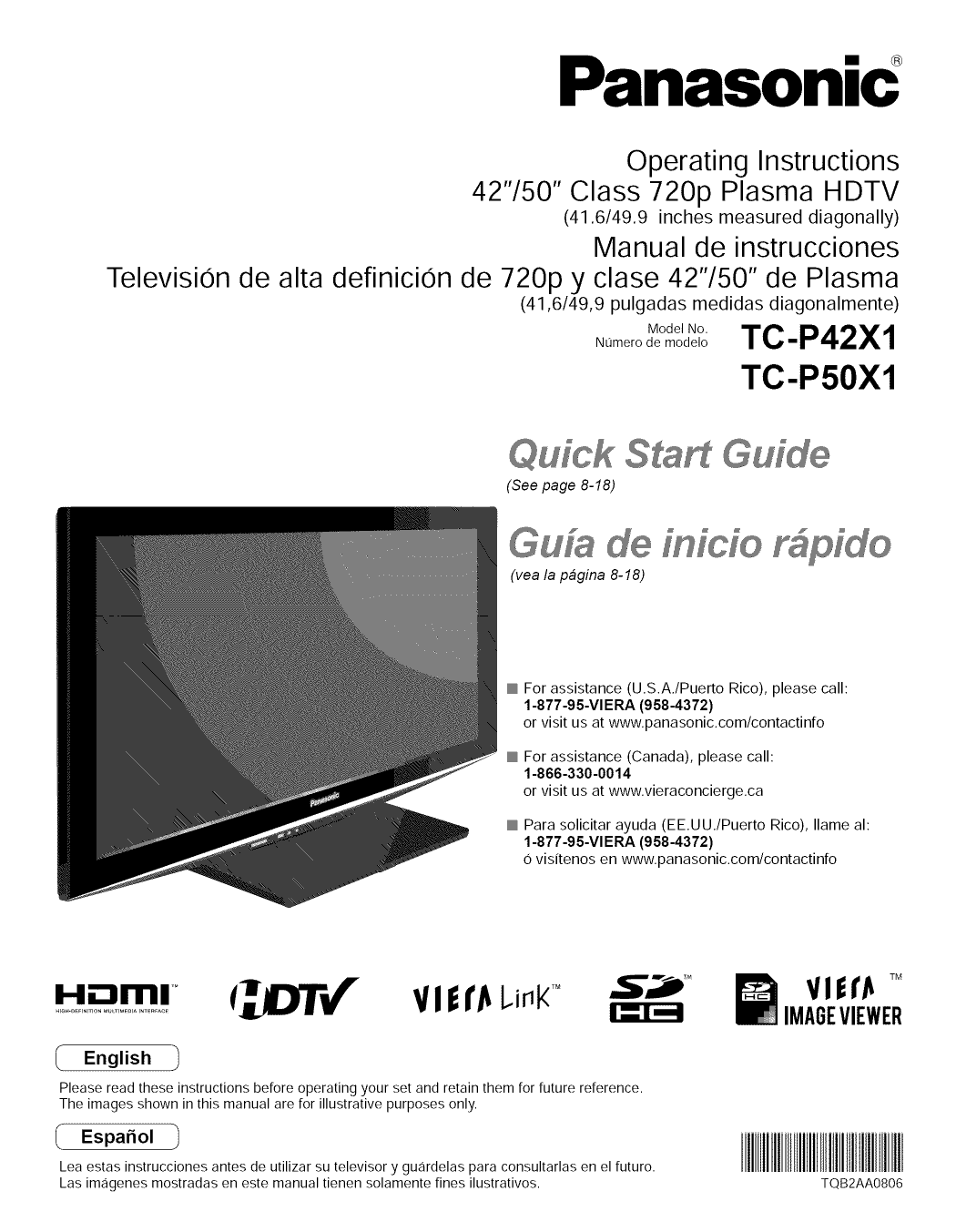 Panasonic TCP42X1 Owner's manual Manualzz