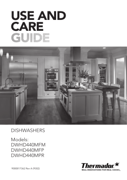 Thermador DWHD440MFP/08 Dishwasher Manual - Download PDF