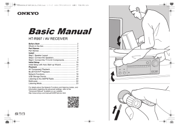 Onkyo HT-R997 Owner Manual | Manualzz