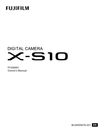 FUJIFILM X-S10 Camera Owner's Manual | Manualzz