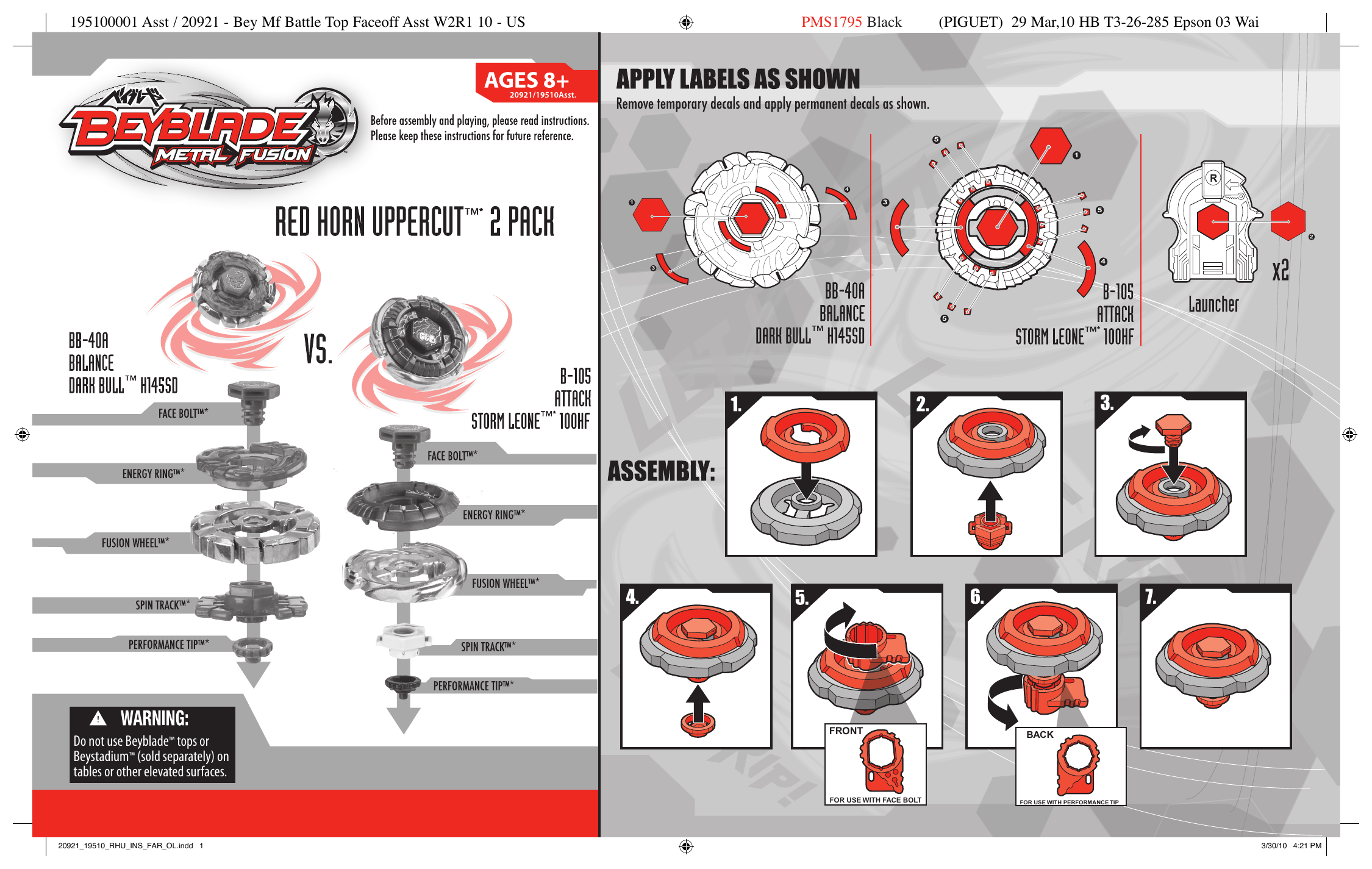 How to assemble beyblade