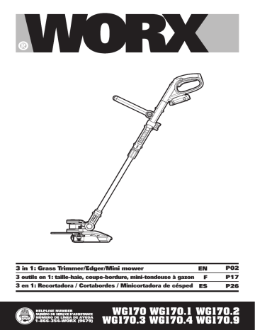 WORX WG170.2 20V Power Share GT Revolution 12