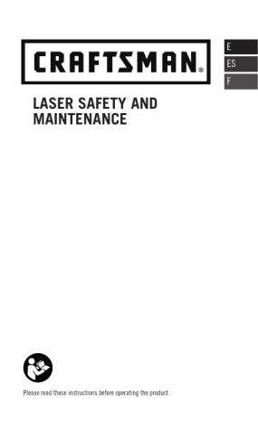 Craftsman CMHT77632 Red 3 Spot Laser Safety Manual | Manualzz