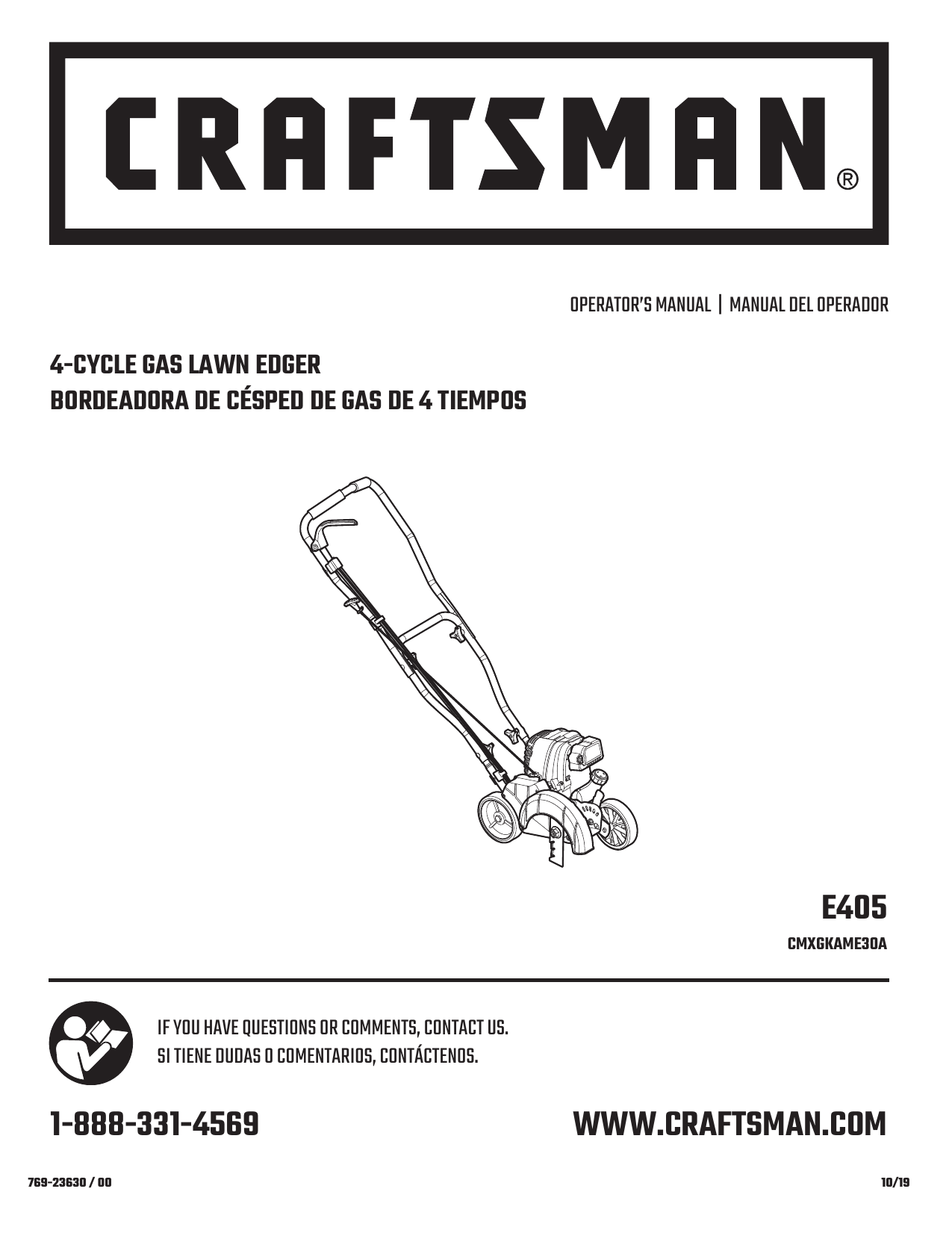 Craftsman Gas Edger Manual