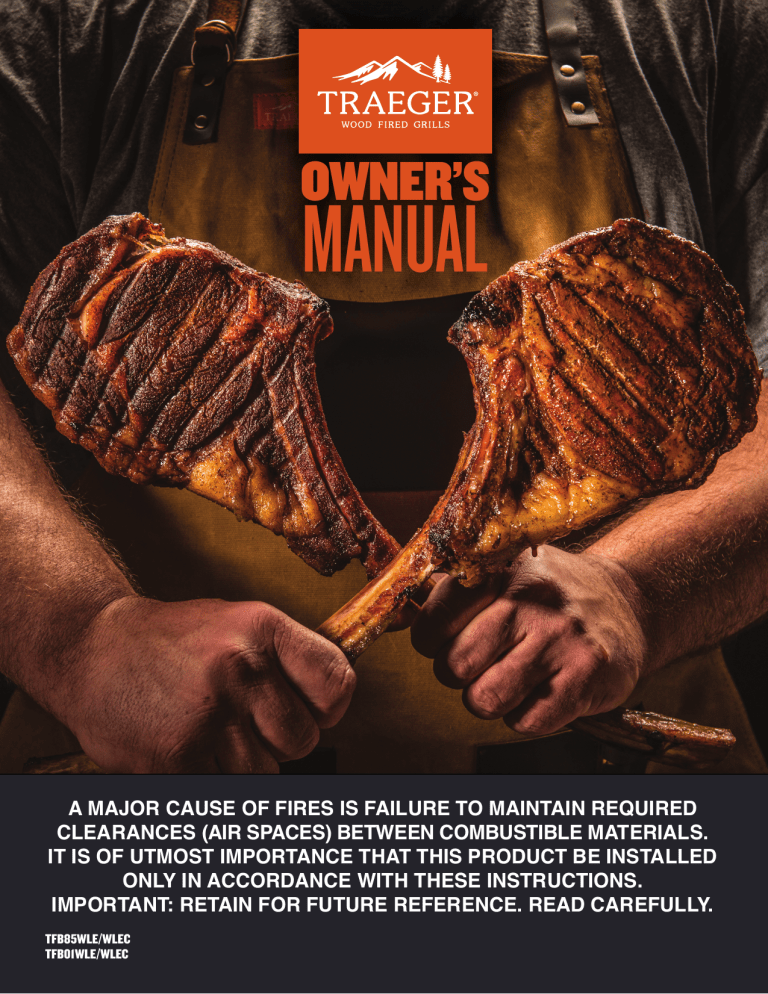 Traeger Timberline 850/1300 Owner's manual | Manualzz