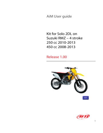 Aim Kit Solo 2 Dl For Suzuki Rmz 4 Stroke 250 Cc 10 13 And 450 Cc 08 13 User Guide Manualzz